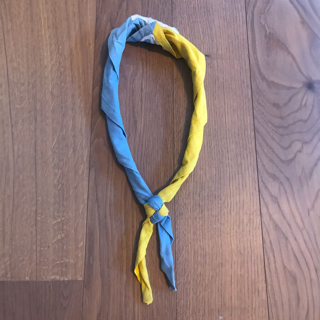 Pfadikrawatte von der Abteilung Brigade de Sauvabelin Truppe V "la Neuvaz"