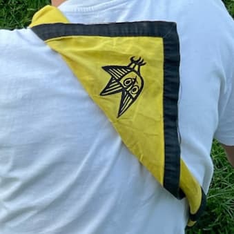 Pfadikrawatte von der Abteilung Pfadi Waldchutz