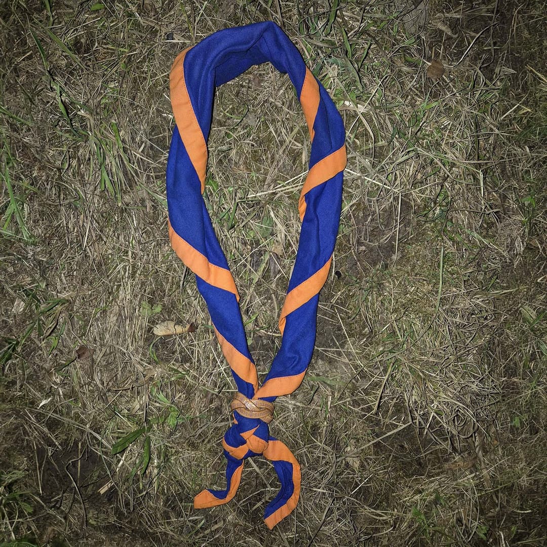 Pfadikrawatte von der Abteilung Pfadi St.Luzius Walenstadt Leiterkrawatte