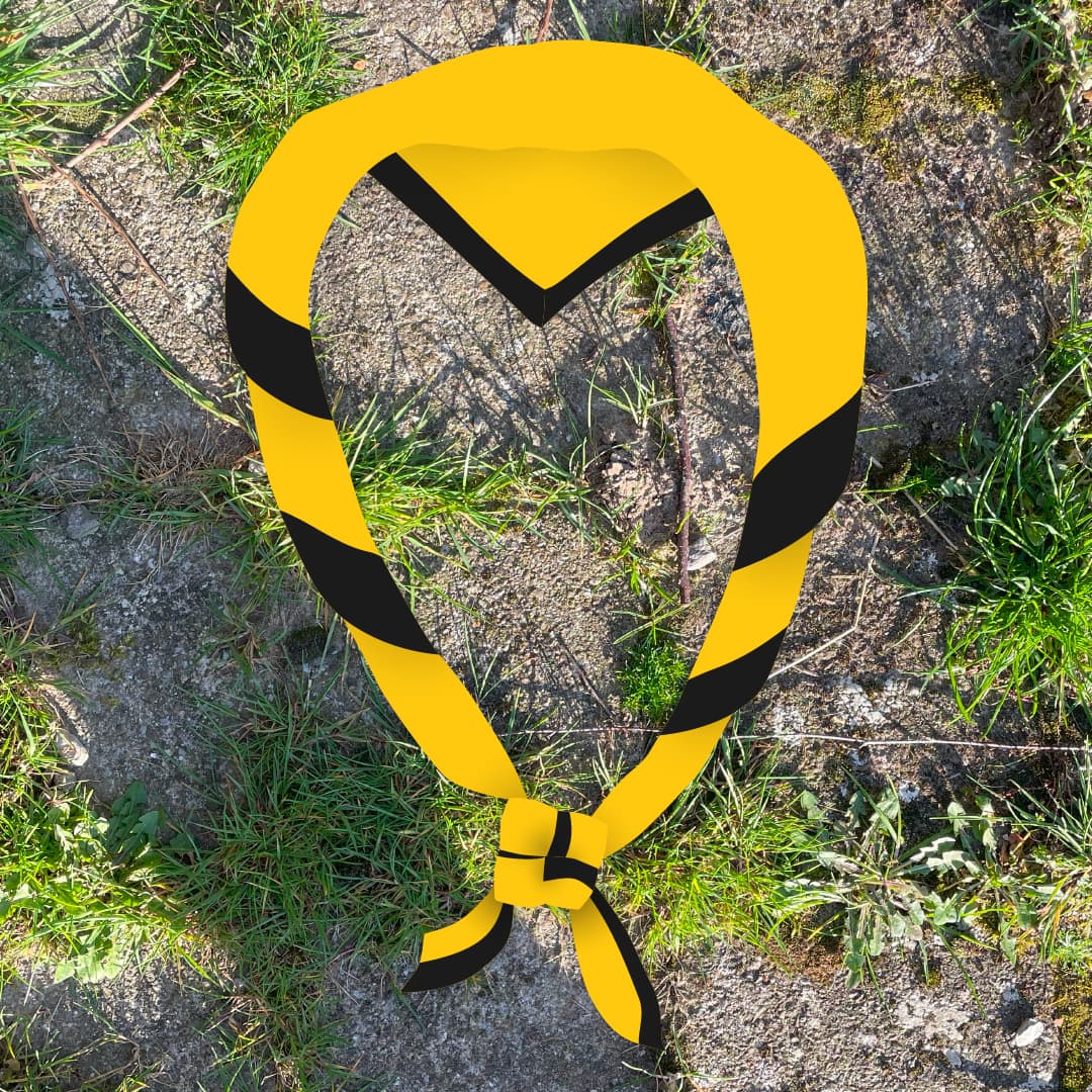 Pfadikrawatte von der Abteilung Pfadi Zofige